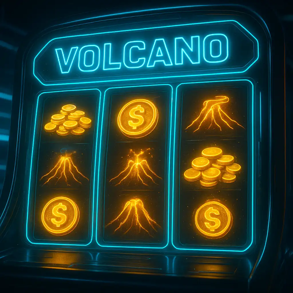 3 Coin Volcanoes slot game screen