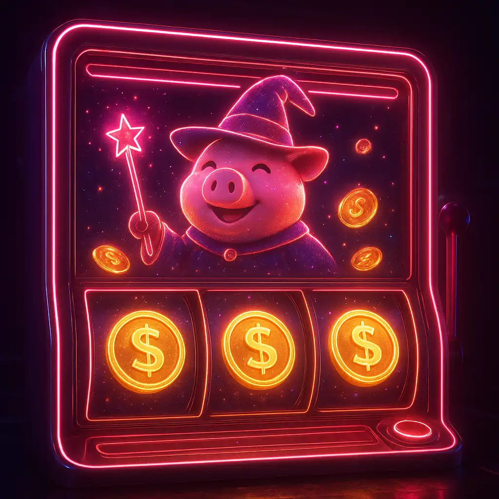 Piggy Prizes Wand of Riches slot game screen